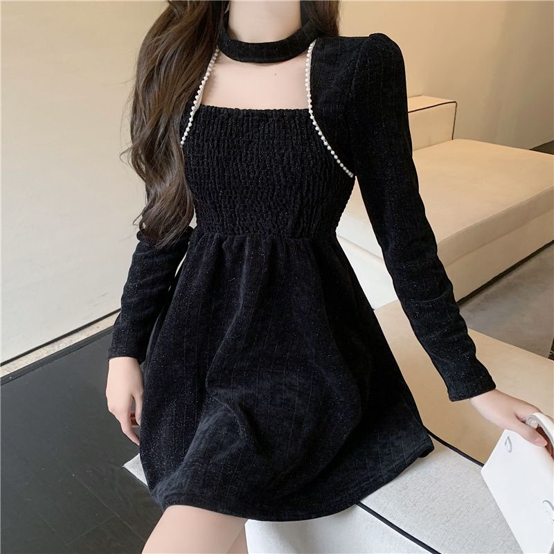 Đầm Nữ Phong Cách Hoàng Gia Pháp Thời Trang Xuân Thu Kiểu Mới