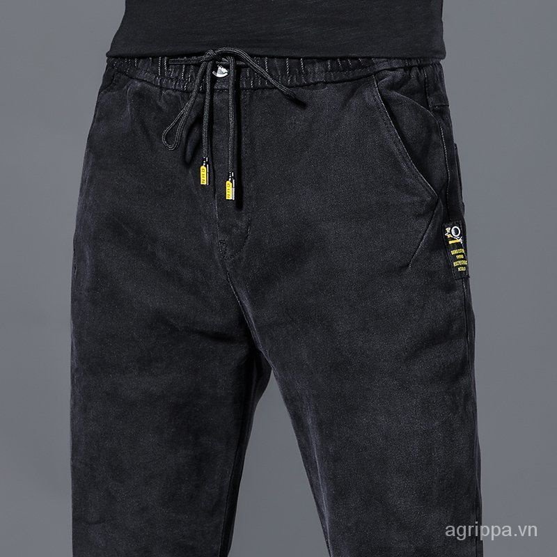 Quần Jean Dài Tới Mắt Cá Chân Lưng Thun Co Giãn Phong Cách Thời Trang Xuân Hè 2023 Mới