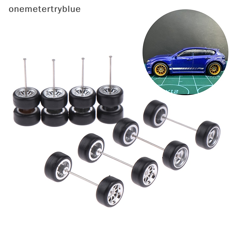 Onemetertry Bộ Bánh Xe Bằng abs Cho Mô Hình Xe Hơi hotwheels tomica mini gt 1 Tỉ Lệ 1 / 64 vn