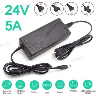 Bộ chuyển đổi nguồn điện ac dc 110v 240v 5.5x2.5mm 24v 5a dc 110v 240v cho camera vn6l3