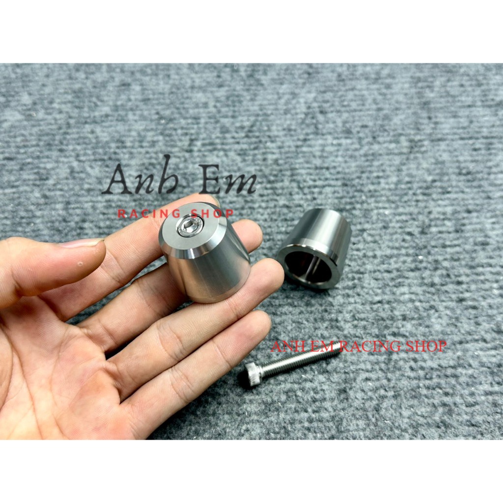 Gù Salaya Inox Chống Rung Kiểu SH MẪU TRƠN BÓNG Tiện Lòng Gắn Air Blade 2016-2023 , Vision Mới, Vario 160