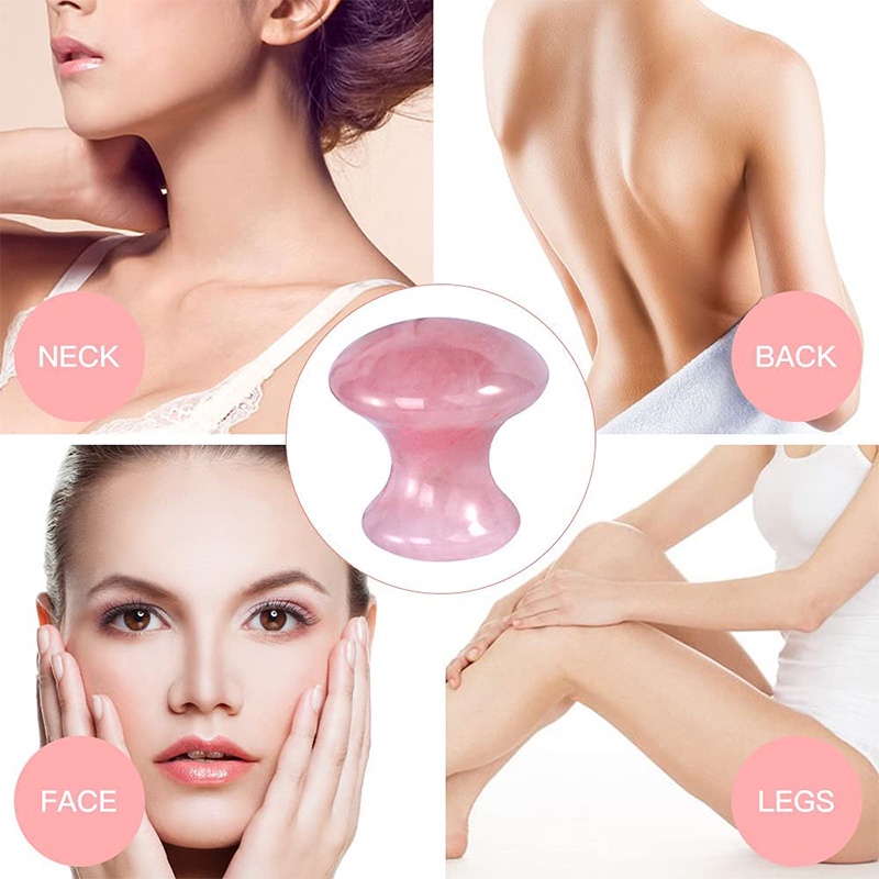 1 Hộp Đá Ngọc Bích Hồng Tự Nhiên Dùng Cho Mát Xa Mặt Và Mắt