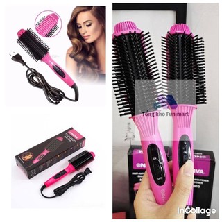 Lược điện tạo kiểu tóc nova 8810 đa năng ,lược điện uốn cụp - uốn xoăn - dập xù phồng, nova không dây tổng kho funimart