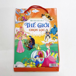 Sách - truyện cổ tích thế giới chọn lọc song ngữ việt anh - túi 8 cuốn