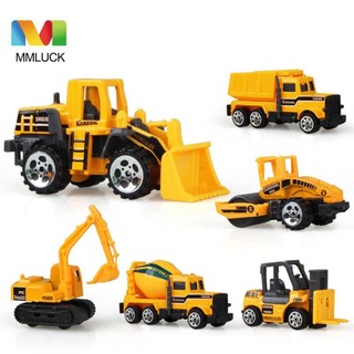 Mô hình xe ủi đất đồ chơi mmulck bằng nhựa abs cho bé