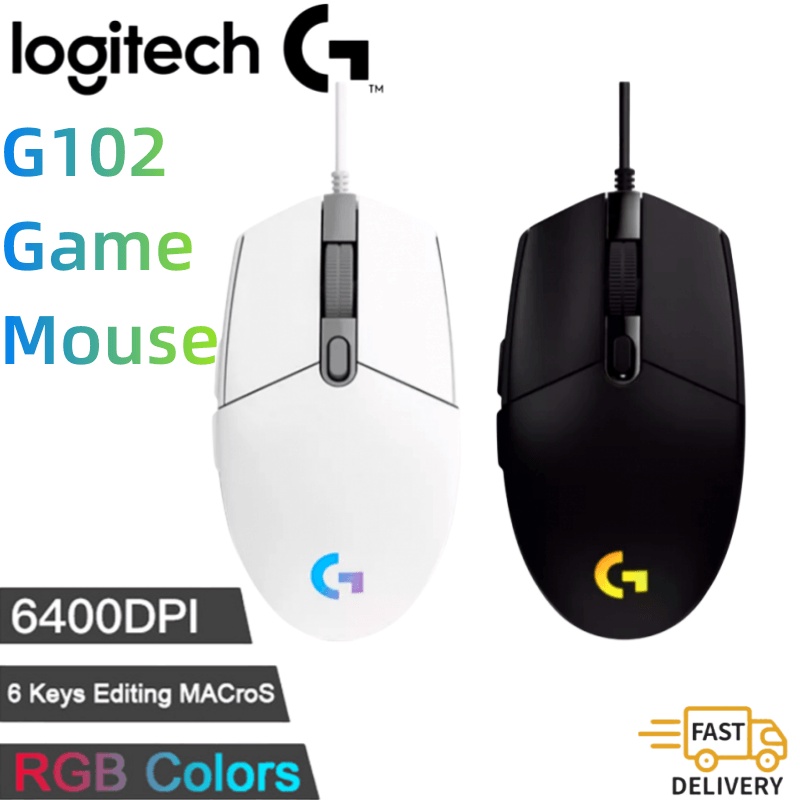 Logitech Chuột Chơi Game Có Dây g102 6400Dpi