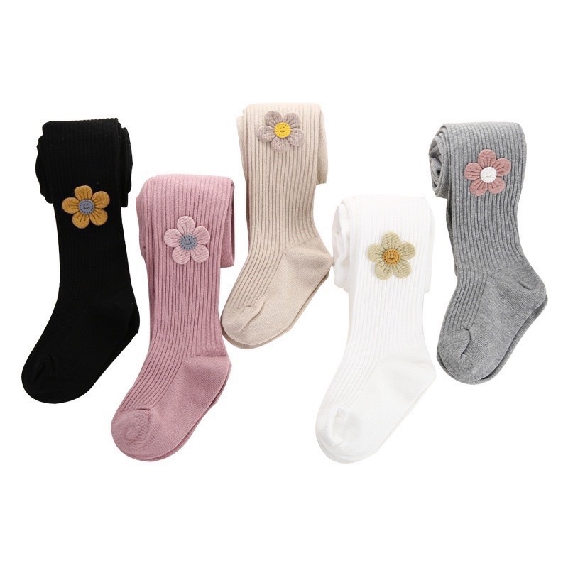 QUẦN TẤT ĐÍNH HOA SIÊU XINH CHO BÉ