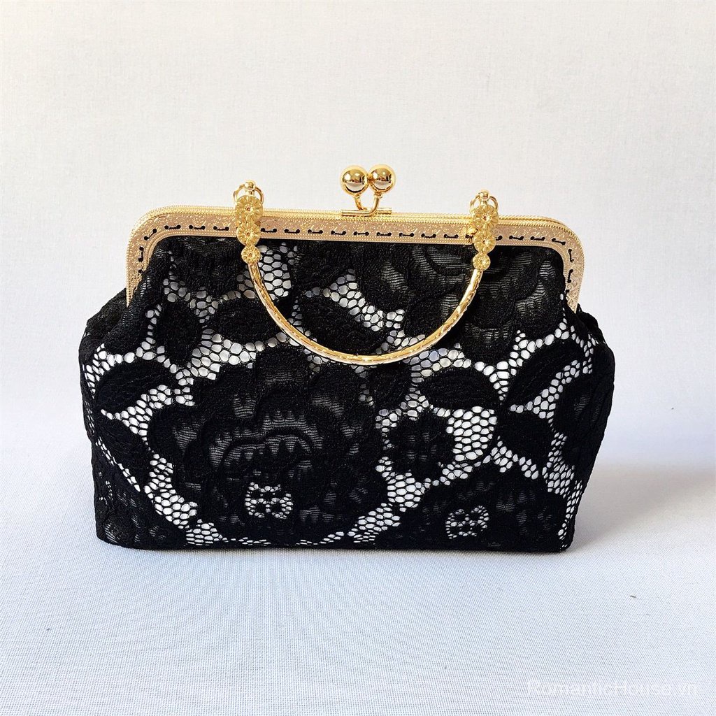 Túi Đeo Chéo Phối Ren Mẫu Mới 2019 Thời Trang Cho Nữ