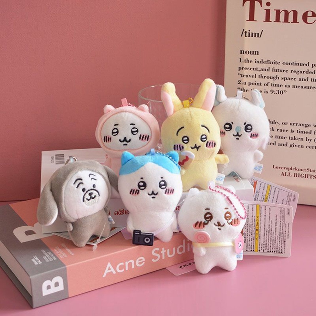Búp bê nhồi bông hình nhân vật Chiikawa Usaki đang ngồi 10cm