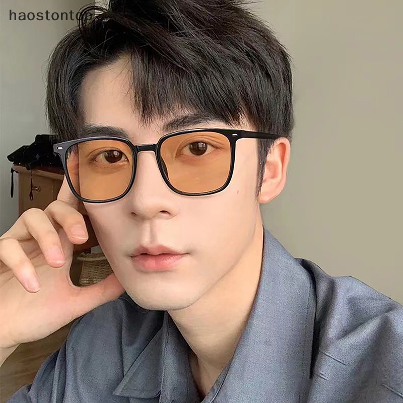 Haostontop Kính Mát Gọng Vuông Phong Cách Thời Trang unisex