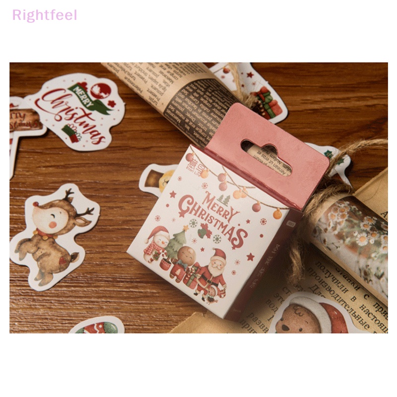 Set 46 Miếng Dán Trang Trí Giáng Sinh diy Mới