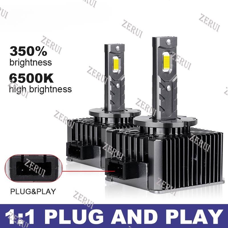 Zr Cho 1 Cặp Siêu Sáng 20000LM 90W Không Lỗi Miễn Phí Canbus D1S D2S D3S D4S D5S D8S Đèn Pha Ô Tô Bó