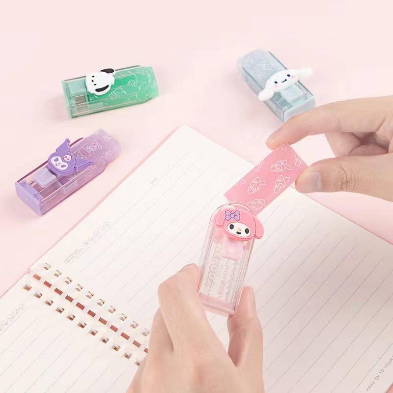 Gôm Tẩy 4 Kiểu sanrio mymelody kuromi cinnamoroll pochacco Sáng Tạo Với Bút Chì Cao Su Mềm Dùng Làm Quà Tặng Sinh Nhật Cho Bé