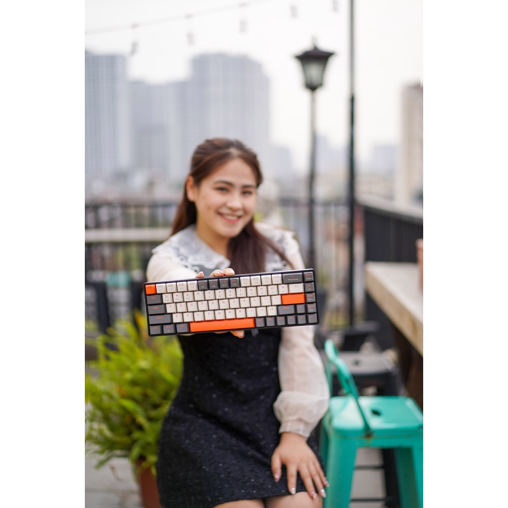 Bàn phím cơ E-DRA EK368L Beta / Alpha - Wireless 2.4G + Bluetooth 5.0