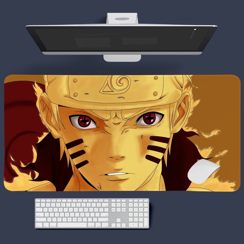 Naruto Tấm Lót Chuột Bàn Phím Chống Trượt In Hình Nhân Vật Anime uzumaki naru Dành Cho Chơi Game Máy Tính