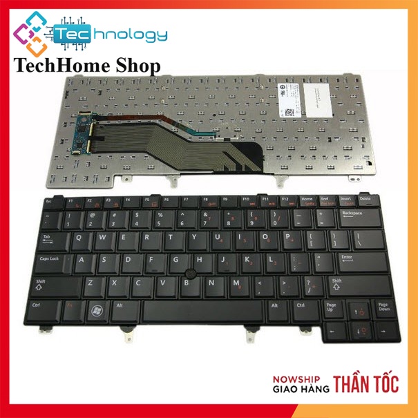 Bàn phím Laptop Dell latitude E6420, E6430/ Màu Đen.