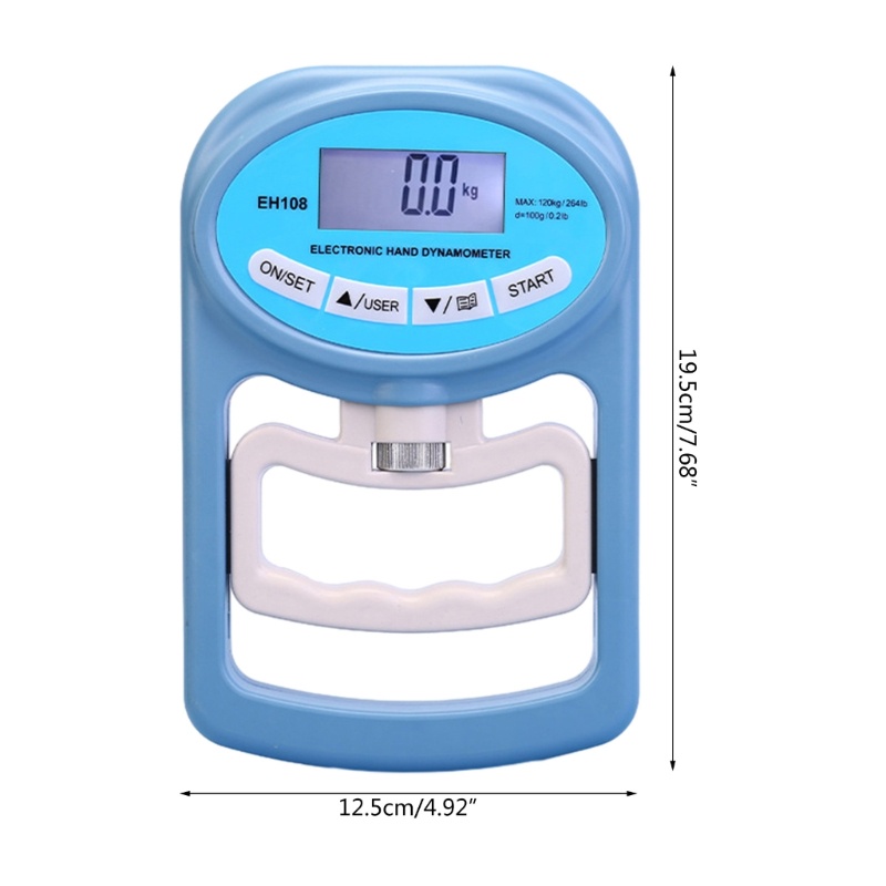 Zzz Đồng Hồ Đo Lực Cầm Tay 396lb 180kg Màn Hình lcd