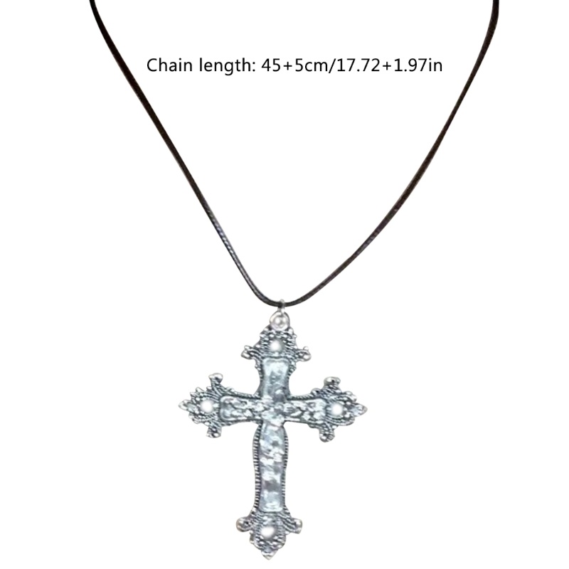Vòng cổ Mặt Thánh Giá Phong Cách gothic Thời Trang Cho Nam Và Nữ