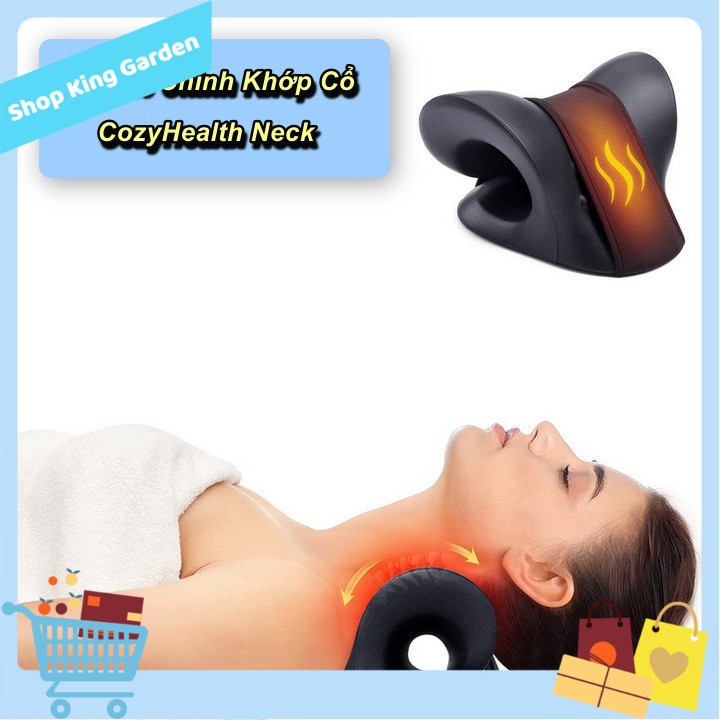 [HCM] - Gối Kê Vai Cổ CozyHealth Neck Dr.JOINT Tích Hợp Chức Năng Sưởi Ấm - King Garden