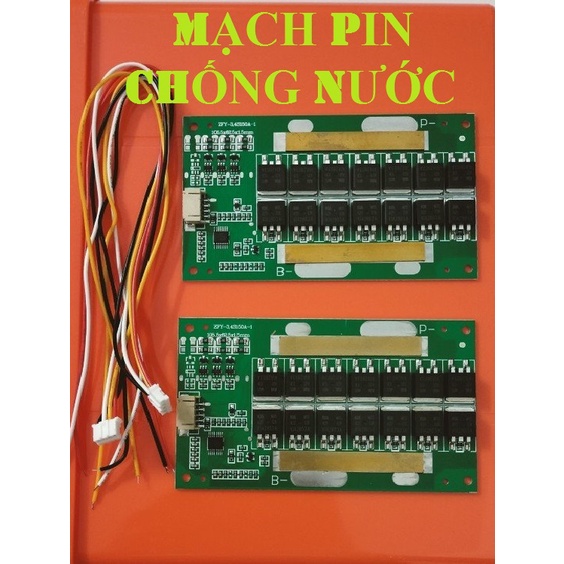 Mạch bảo vệ pin chống nước 3S 3.7V 120A chung sạc xả chung - 120A-NEW -MPCN