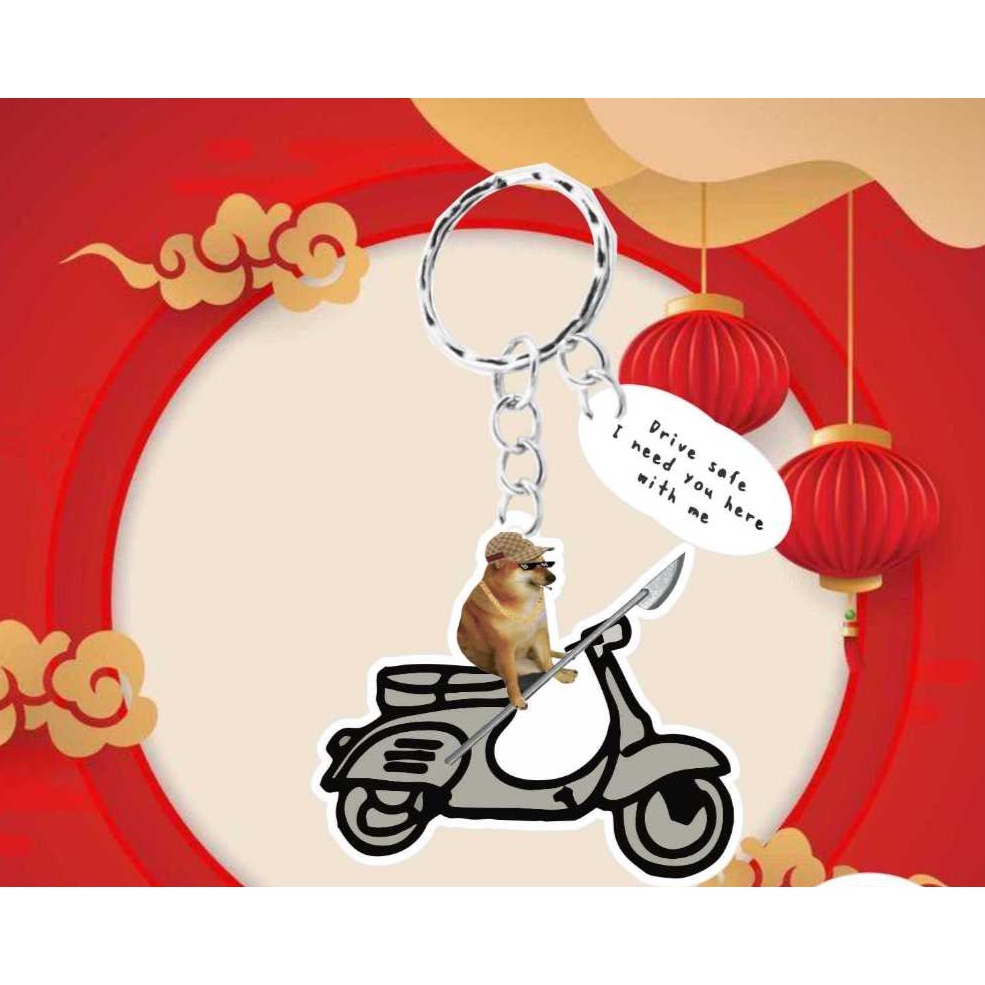 Móc khóa Drive Safe -lái xe an toàn