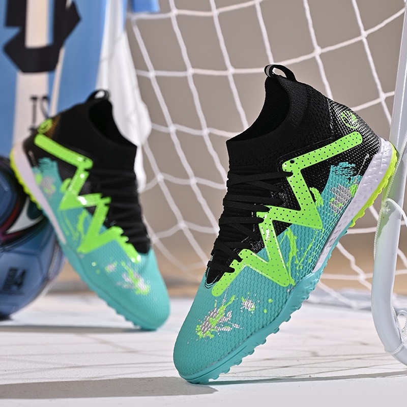 Giày bóng đá cỏ nhân tạo PM Ultra cao cổ, giày đá banh cỏ nhân tạo nam đã khâu đế - 2EVSHOP