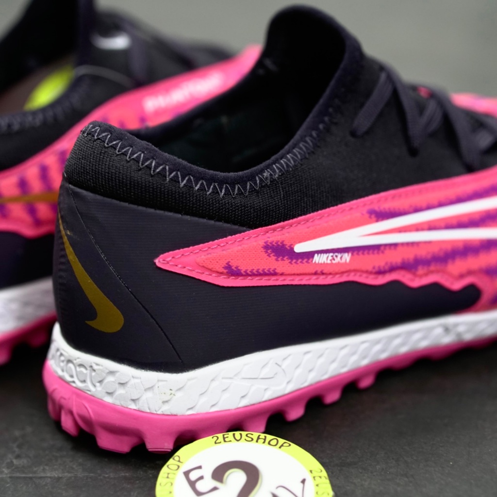 Giày bóng đá Phantom GX Pro Đen Hồng, giày đá banh cỏ nhân tạo nam đã khâu đế - 2EVSHOP