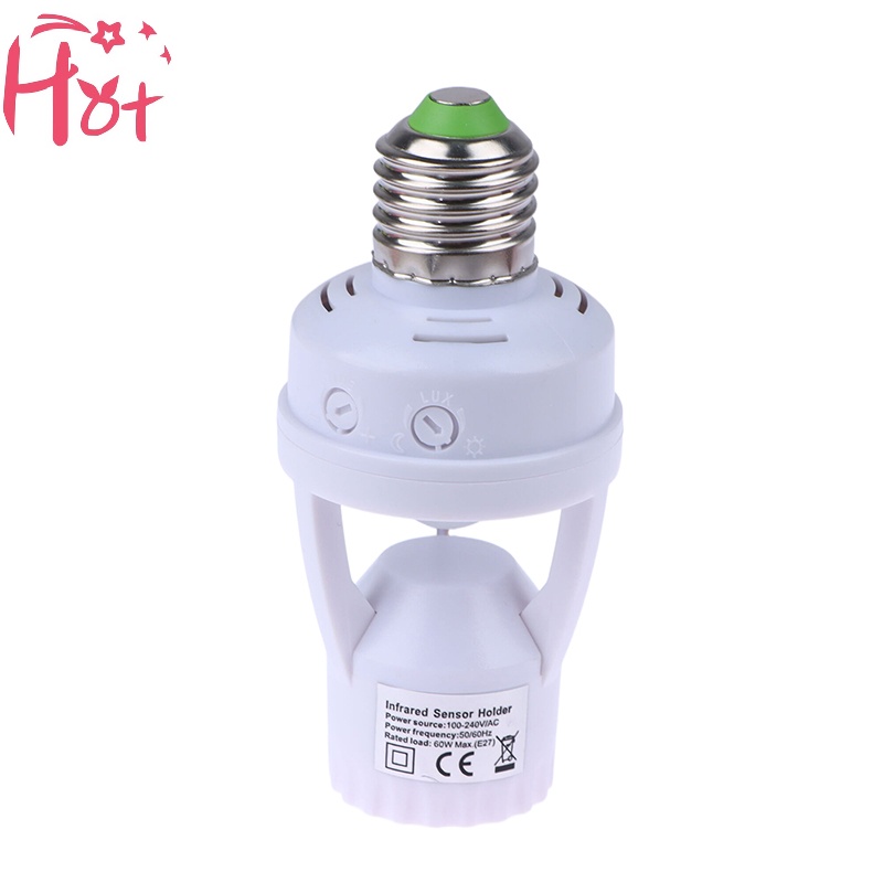 1 Chuôi Đèn ac100-240v e27 Cảm Biến Chuyển Động Thông Minh