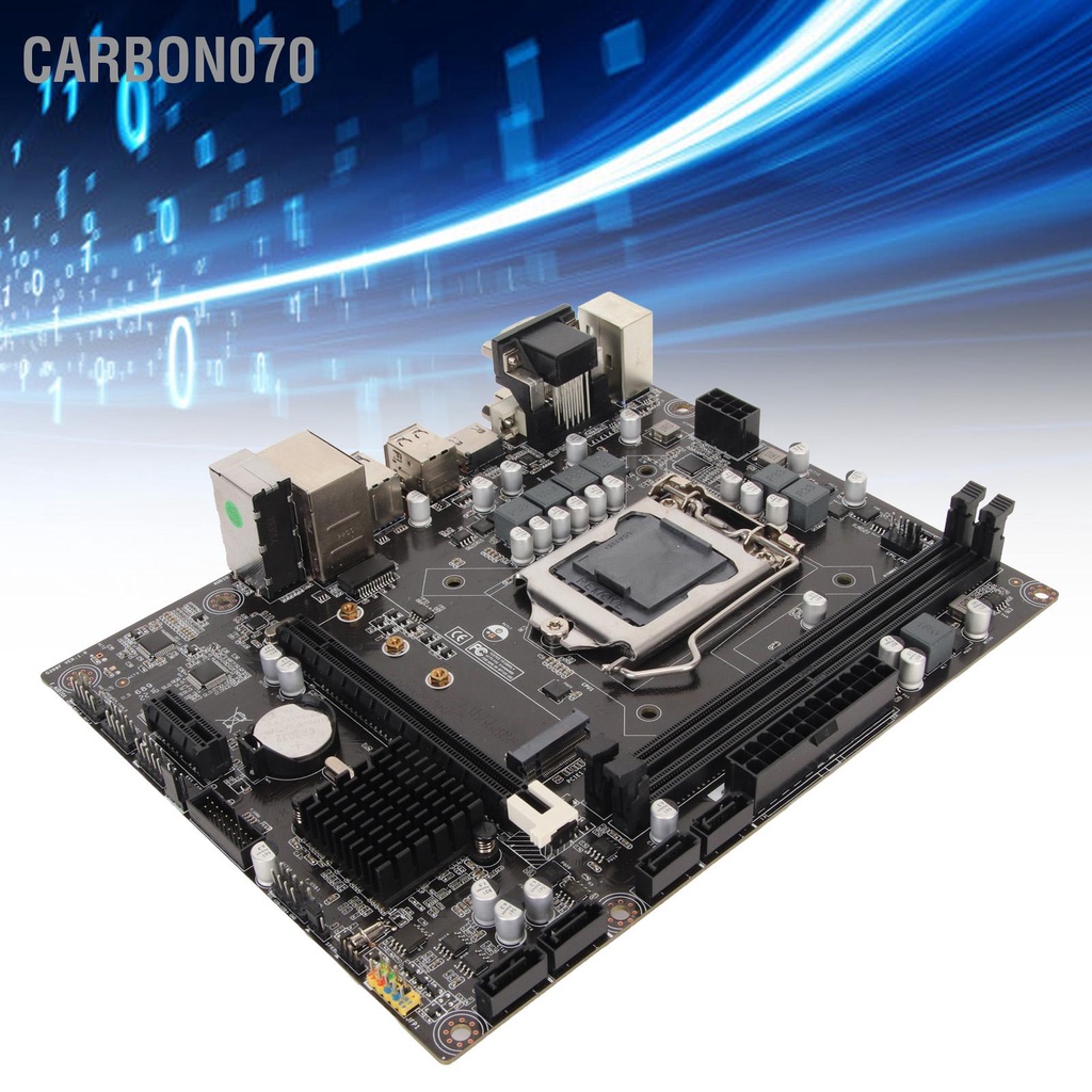 Carbon070 Bo mạch chủ H310 LGA 1151 hỗ trợ thế hệ thứ 8 9 cho Lvy Bridge bo Intel Core LGA1151 Micro ATX DDR4