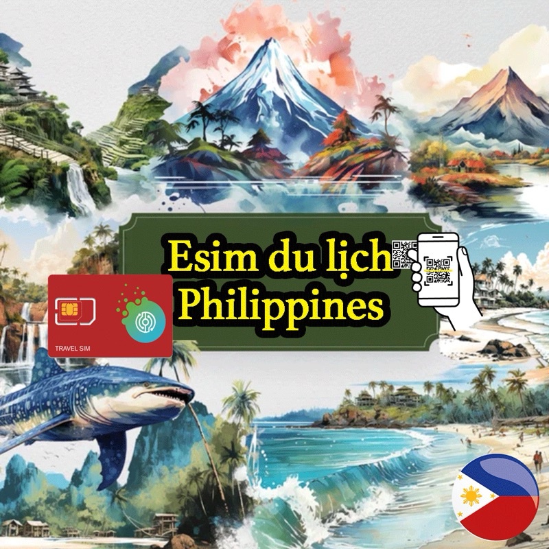 -𝐌𝐨𝐨𝐌𝐨𝐨- Sim du lịch Philippines. Chỉ bán esim du lịch Philippines. Đa dạng gói cước