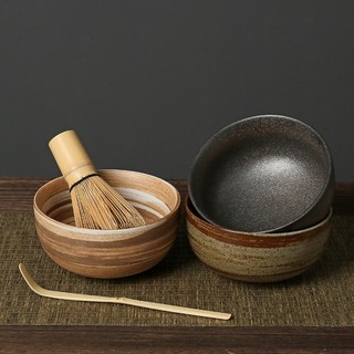 Bộ chén pha trà matcha nhật bản bộ ấm trà lida matta matta bài hát đá lắc trà đạo matcha