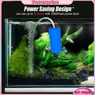 Yesurprise Máy Bơm Oxy Cho Bể Cá Cổng usb mini Tiết Kiệm Năng Lượng