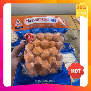 Tôm viên Tân Việt Sin - Túi 500g, tôm viên chiên thượng hạng