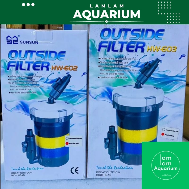 Lọc phụ ngoài cho hồ cá cảnh HW602 HW603 HW604