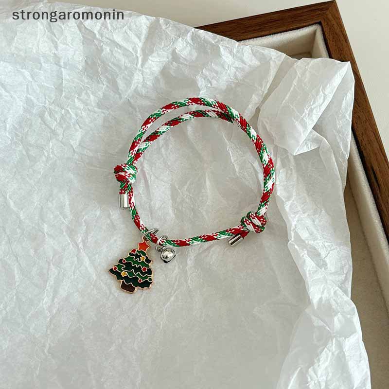 St Vòng Tay Mặt Hình Ông Già Noel Tuần Lộc Chim Cánh Cụt Hoạt Hình Sáng Tạo Có Chuông Điều Chỉnh Được Cho Cặp Đôi Tình Nhân st