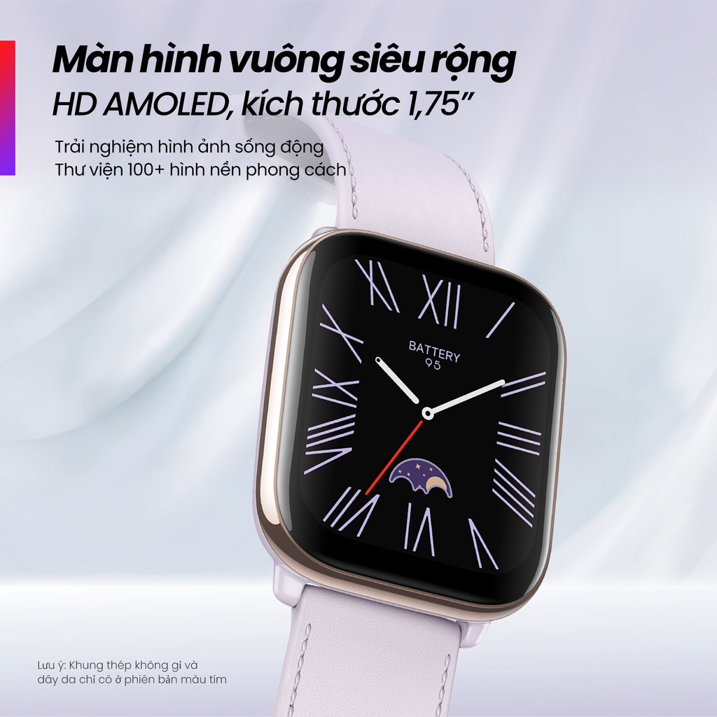 Đồng hồ thông minh Amazfit Active - Nghe gọi Bluetooth & phát nhạc - Thiết kế thời trang - Chính Hãng - BH 12 tháng