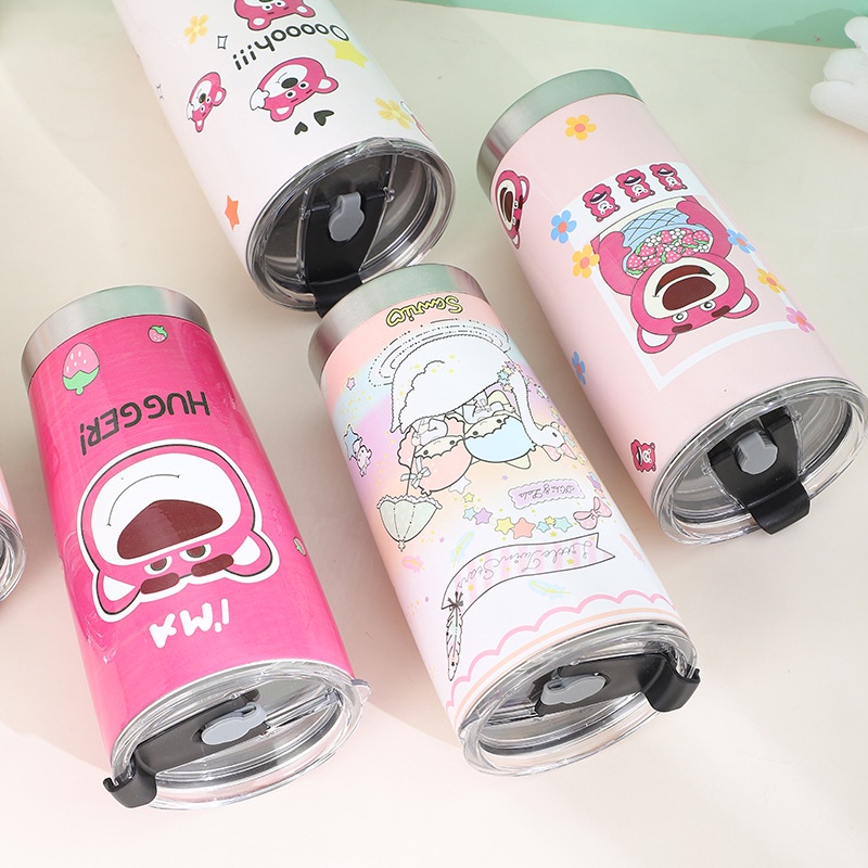 Bình Nước Giữ Nhiệt Bằng Thép Không Gỉ 304 Hai Lớp Dung Tích 20oz