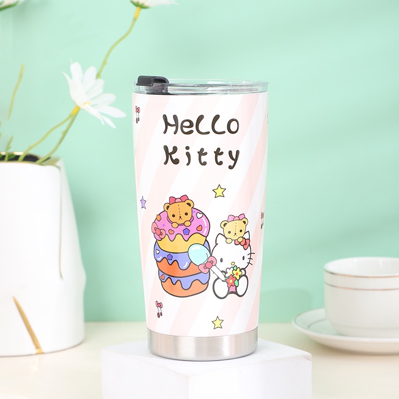 Bình Nước Giữ Nhiệt Bằng Thép Không Gỉ 304 Hai Lớp Dung Tích 20oz