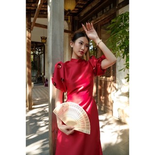 RUBIES Áo Dài Cẩm Tú (không kèm quần)