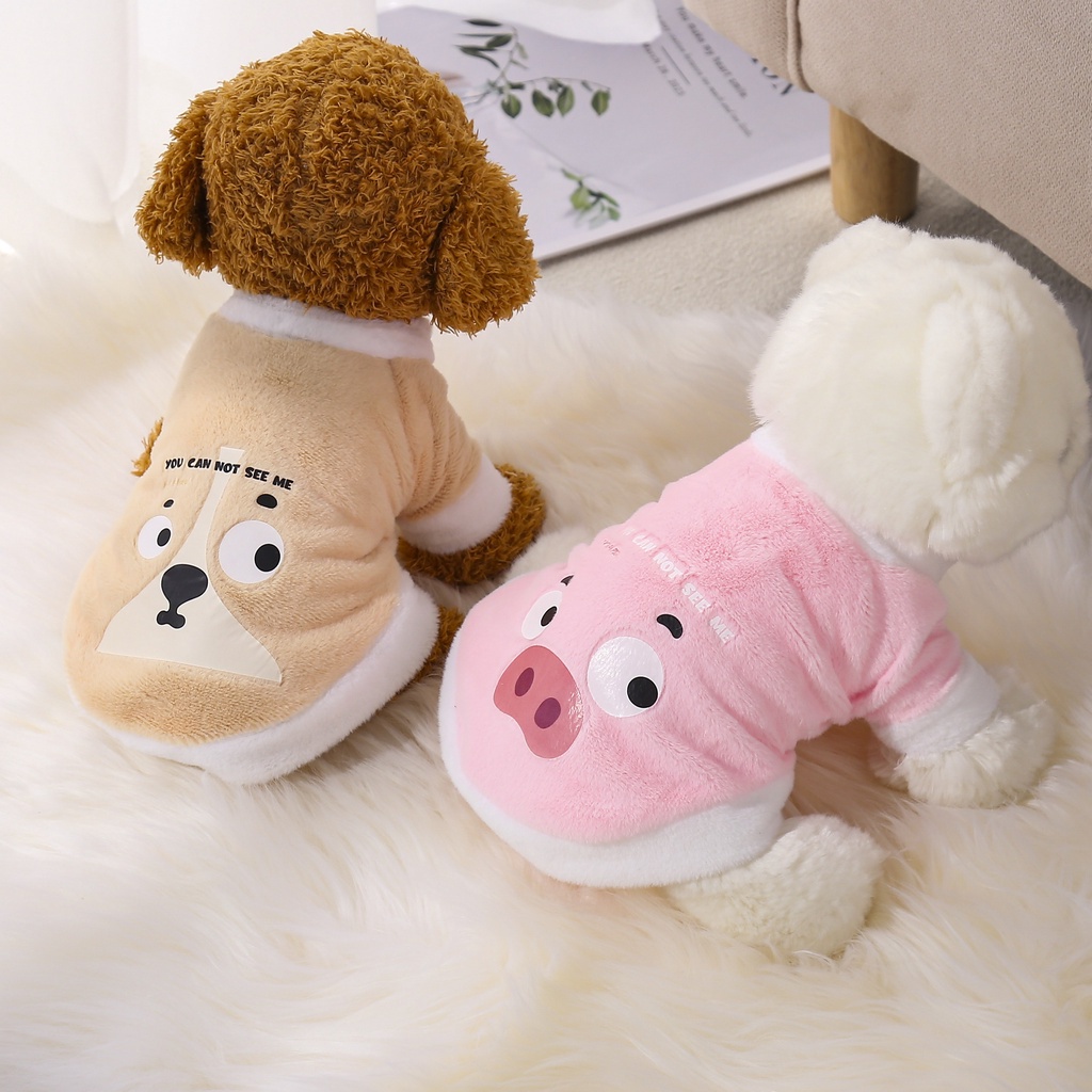 Áo hoodie ẤM ÁP, HọA TiếT ĐộNg VậT Dễ Thương Cho Thú Cưng