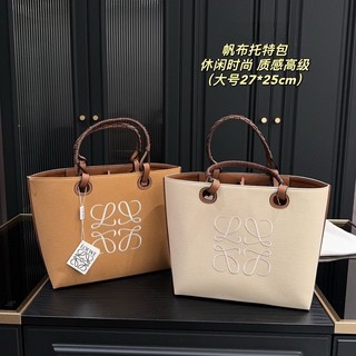 Túi xách tay bằng vải canvas phối da thời trang