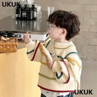 Hàng Mới Về Áo sweater Len Lông Cừu Dày Dặn Họa Tiết Kẻ Sọc Hợp Thời Trang Thu Đông 20 Cho Bé