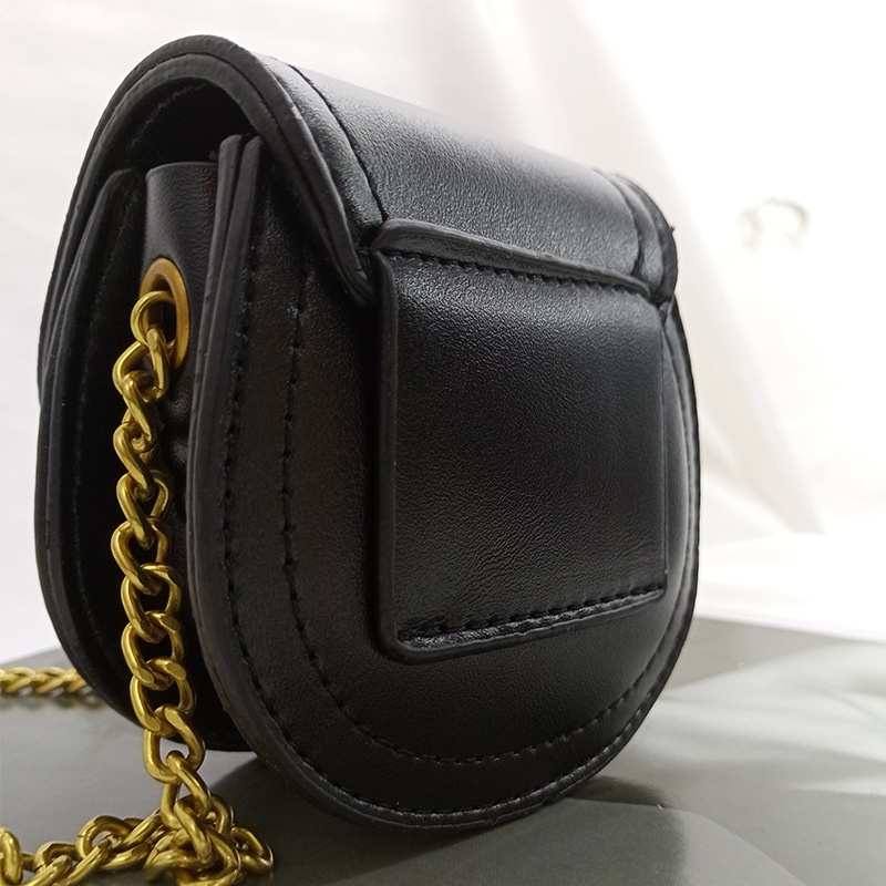 Mới Túi Đeo Hông mini Phối Dây Xích Thời Trang Cho Nữ