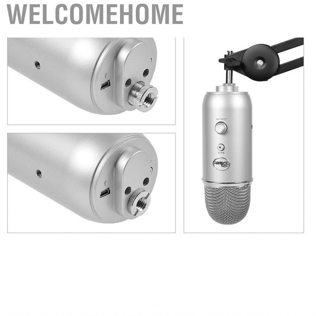 Welcomehome Microphone Boom Arm Mic Stand Springless Cantilever Bracket Condenser Live Recording Desktop