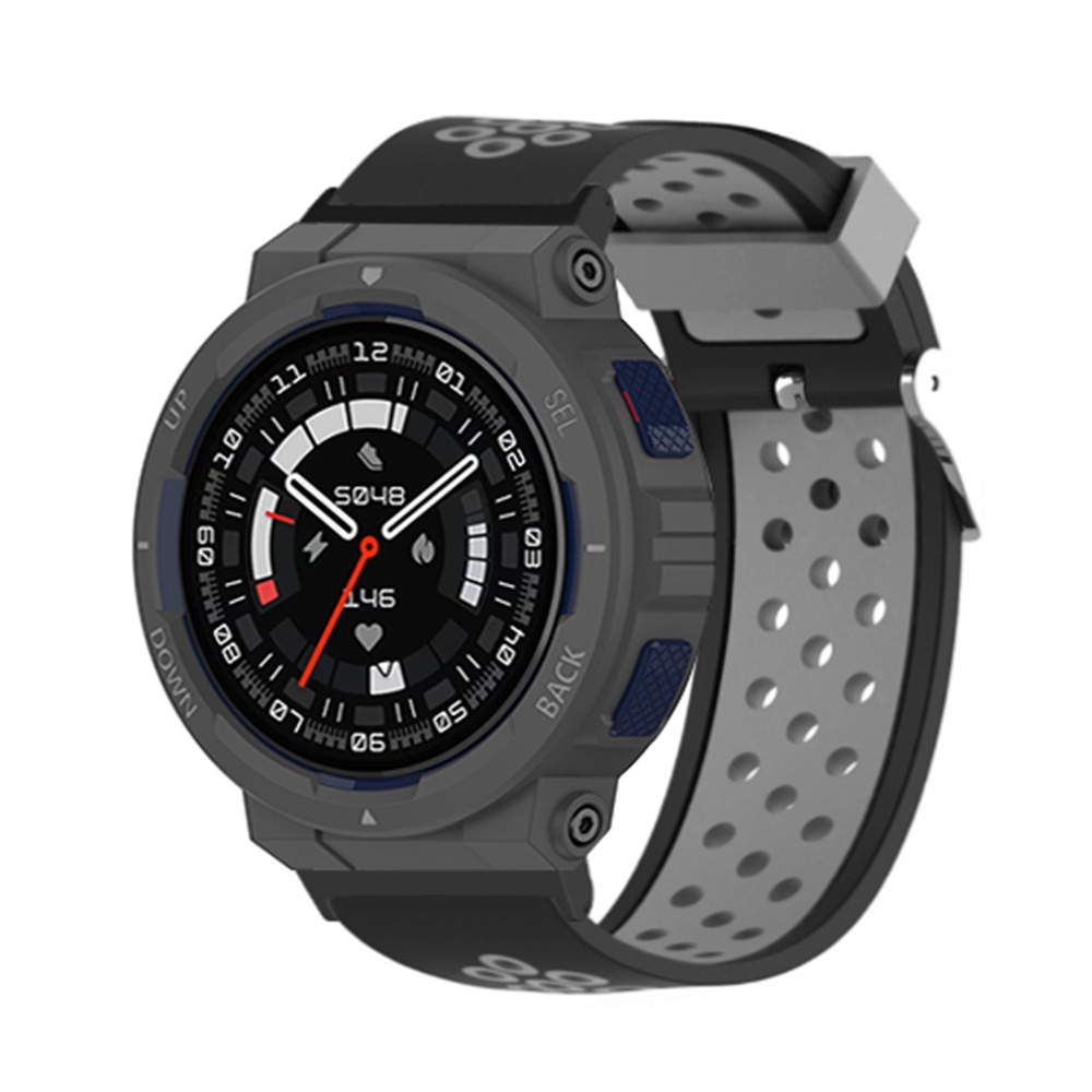 Thích hợp cho Huami Amazfit Activeedge Silicone Dây đeo silicon thời trang màu trơn mới Dây đeo silicon có lỗ thoáng khí mềm mại và thoải mái