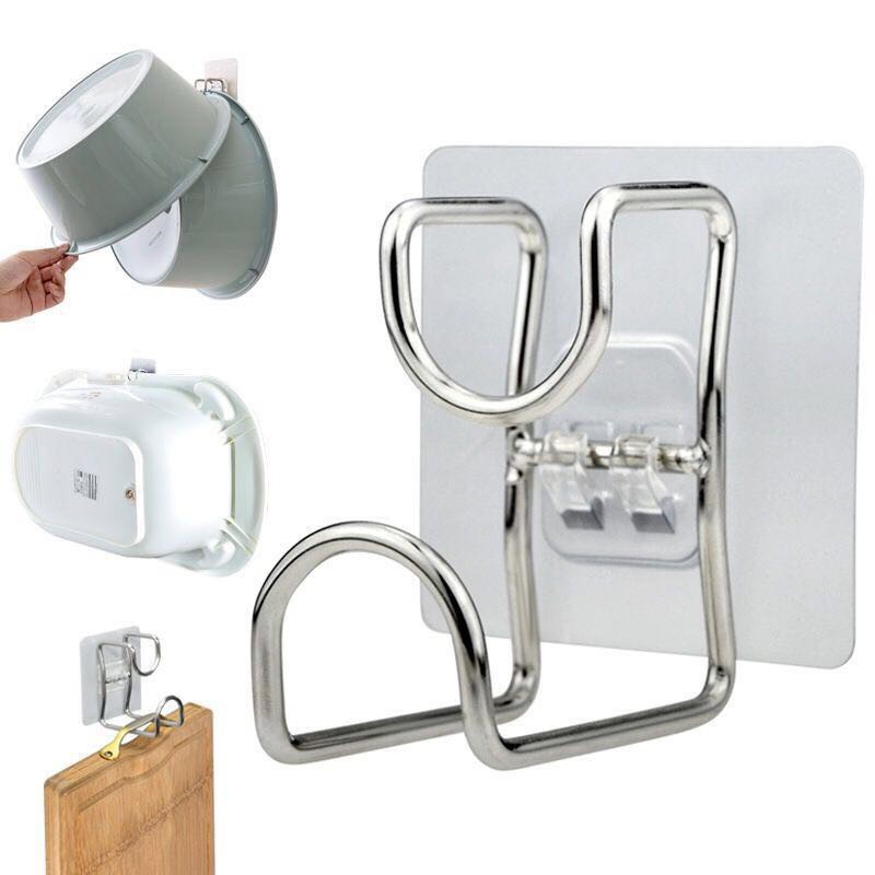 Móc treo thau chậu dán tường
