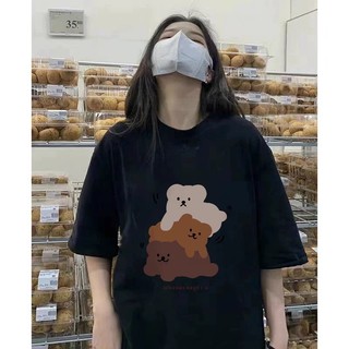 Áo thun nữ form rộng cotton chuẩn 100% hàng cao cấp cổ tròn Emilyshop