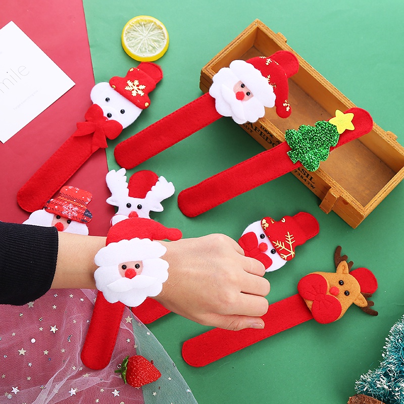 Đồ Chơi Noel Vòng Tay LED Noel Cài Tóc có LED Gọng Kính có  LED Mùa Noel Đồ Chơi Giáng Sinh cho bé