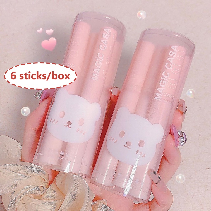 Son Bóng 6 Màu Tùy Chọn Vỏ Trong Suốt Tiện Dụng Chất Lượng Cao MOW Cosmetics SM12 | BigBuy360 - bigbuy360.vn