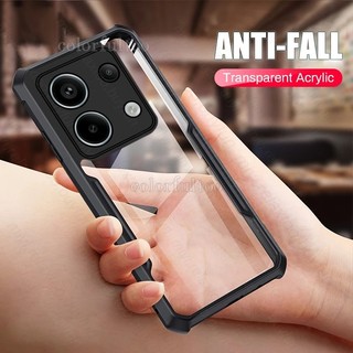 Ốp điện thoại cứng viền tpu silicone mềm trong suốt chống sốc cho xiaomi redmi note 13 pro plus 13pro + note13 note13pro 4g 5g